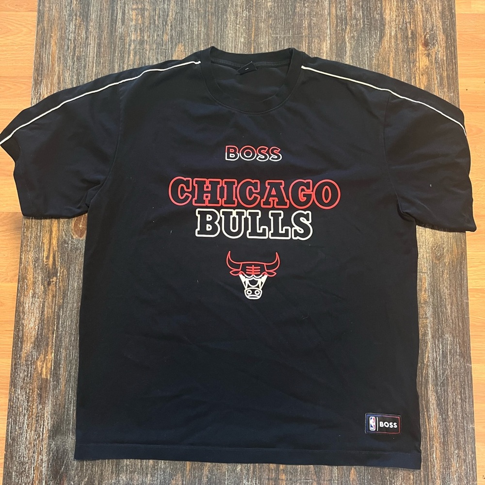 Boss Black NBA Logo T-Shirt Chicago Bulls